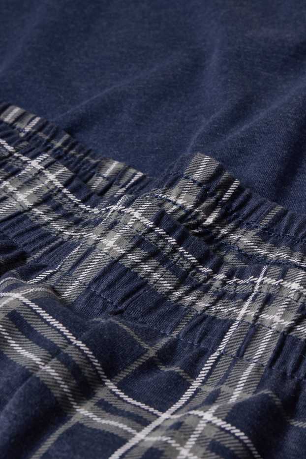 Home - Pijama - blau fosc