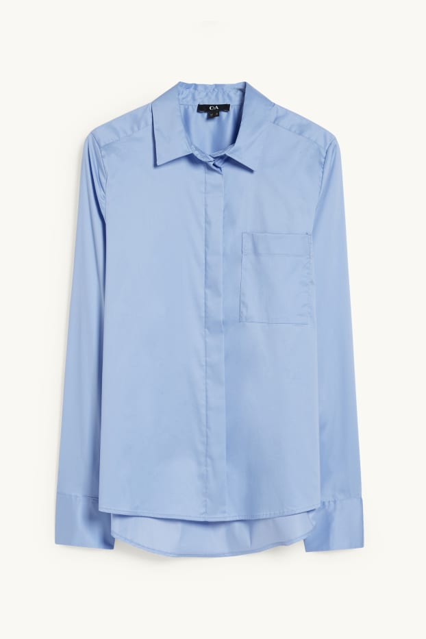 Women - Business blouse - blue