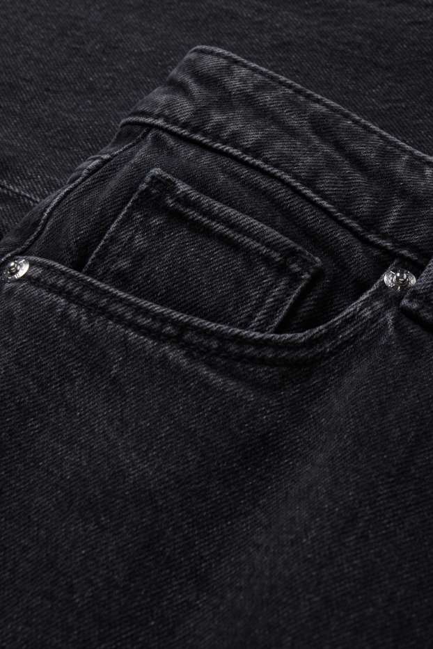 Donna - Mom jeans - vita alta - LYCRA® - jeans grigio scuro