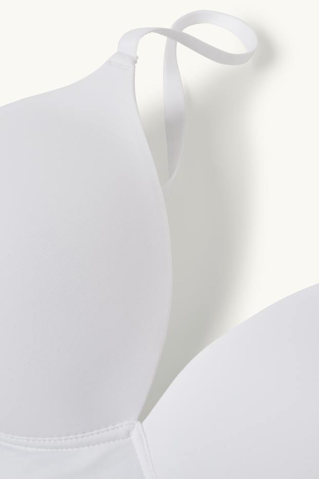 Donna - Confezione da 2 - reggiseno senza ferretti - imbottito - LYCRA® - bianco