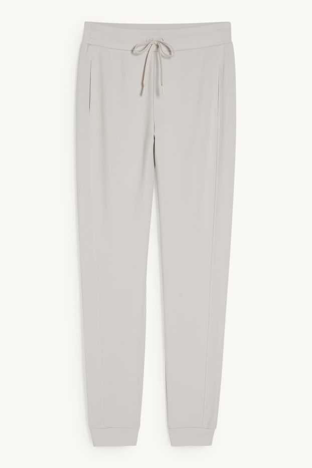 Dona - Pantalons de xandall bàsics - crema