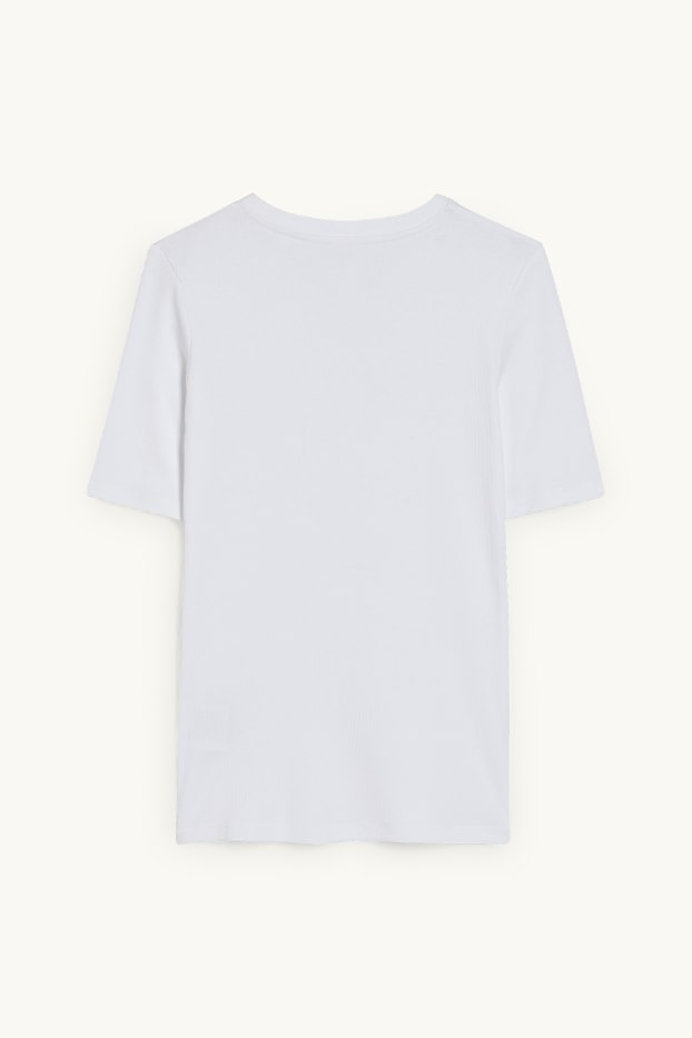 Damen - T-Shirt - weiß