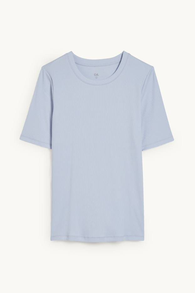 Damen - T-Shirt - hellblau