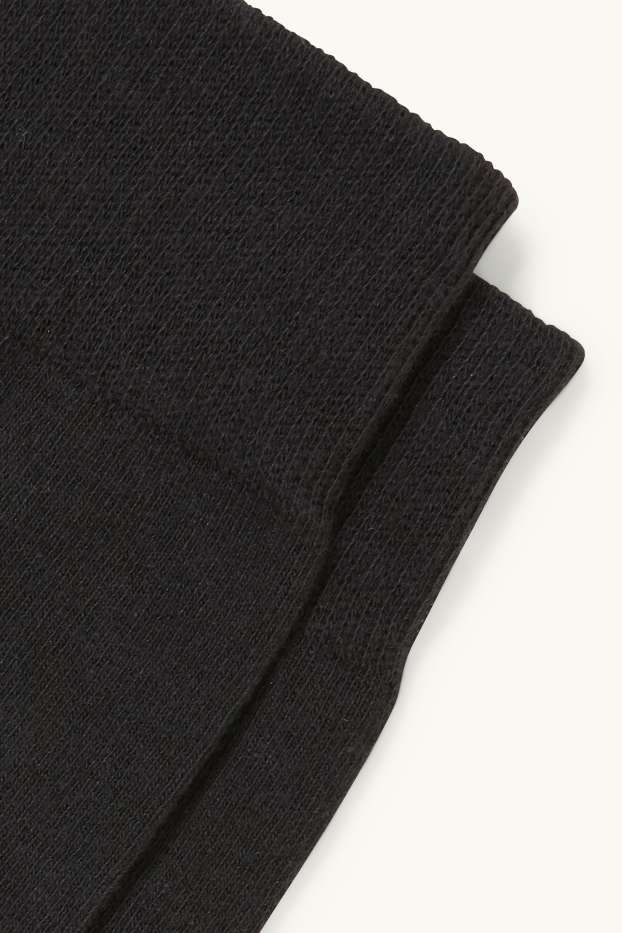 Men - Multipack of 3 - socks - aloe vera - black