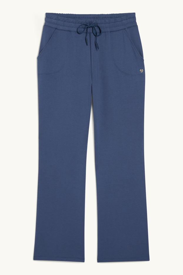 Women - Active trousers - yoga - 4 Way Stretch - dark blue