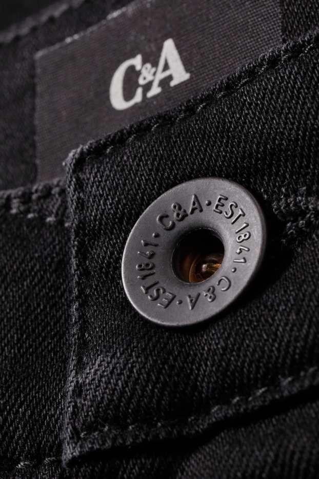 Pánské - Slim jeans - LYCRA® - černá