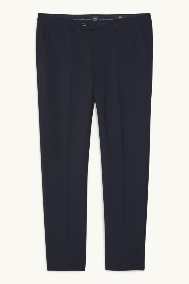Uomo - Pantaloni coordinabili - body fit - Flex - LYCRA® - Mix & Match - blu scuro