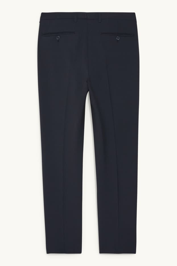 Uomo - Pantaloni coordinabili - body fit - Flex - LYCRA® - Mix & Match - blu scuro