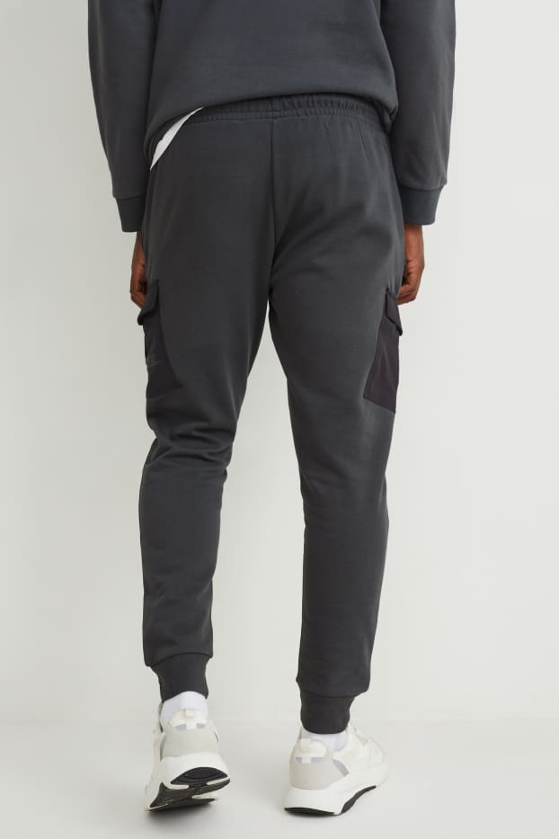 Hommes - Pantalon de jogging - gris foncé