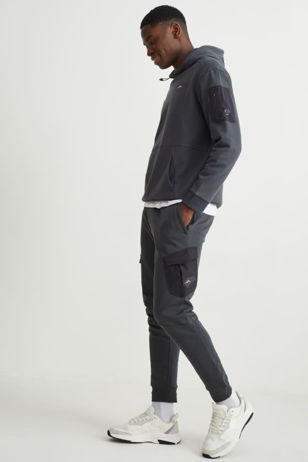 Hommes - Pantalon de jogging - gris foncé