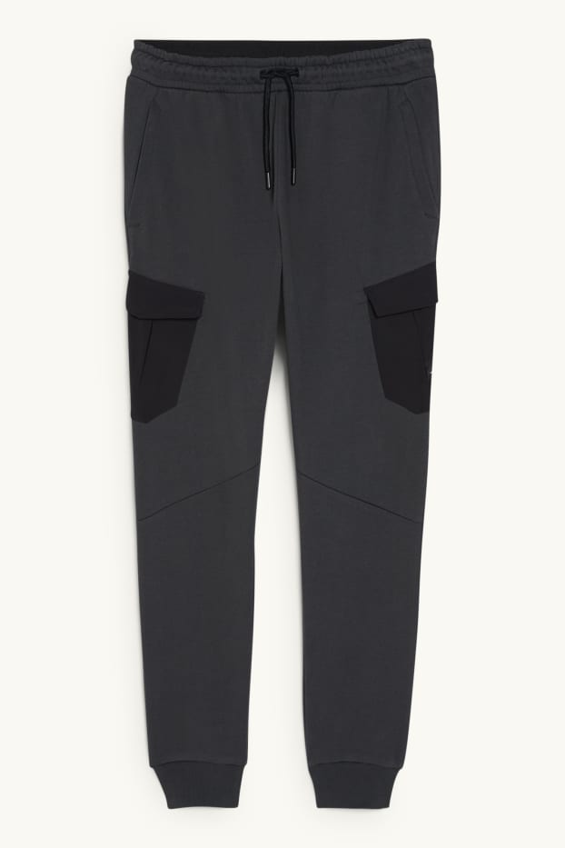 Hommes - Pantalon de jogging - gris foncé