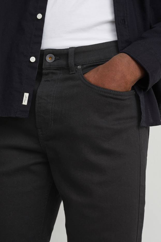 Hommes - Straight jean - LYCRA® - noir