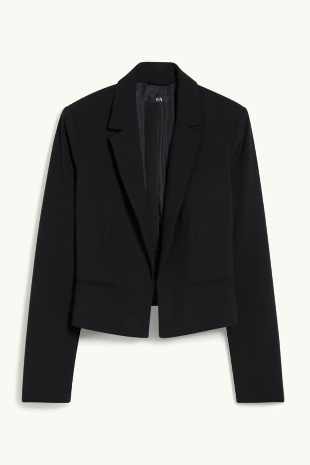 Damen - Blazer - Regular Fit - schwarz