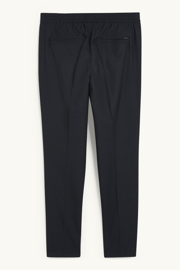 Men - Chinos - tapered fit - Flex - anthracite