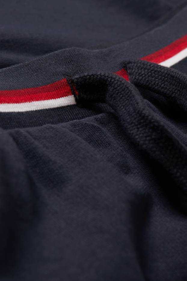 Pánské - Pyžamové šortky - tmavomodrá