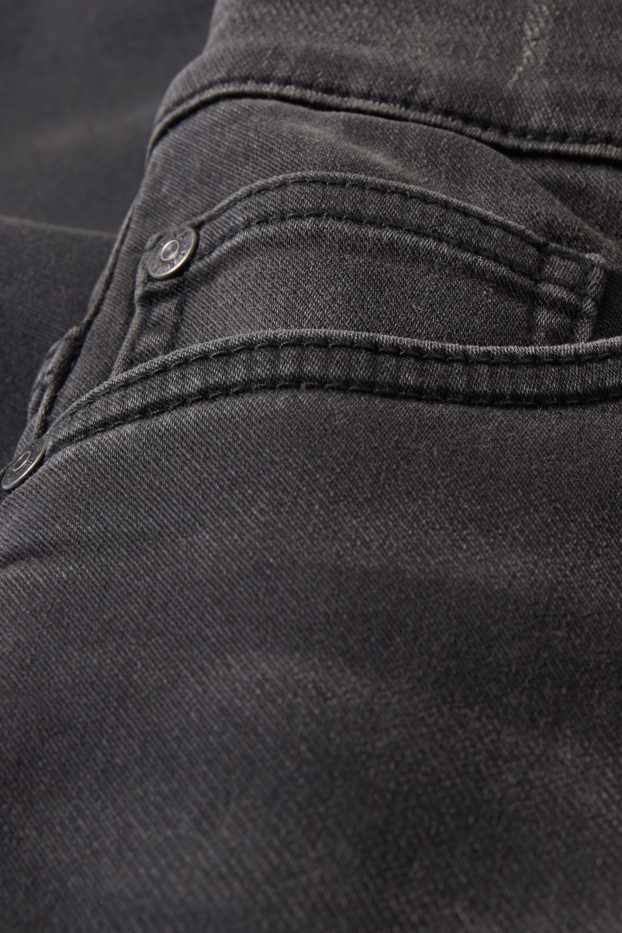 Kinderen: jongens - Skinny jeans - jog denim - jeansdonkergrijs