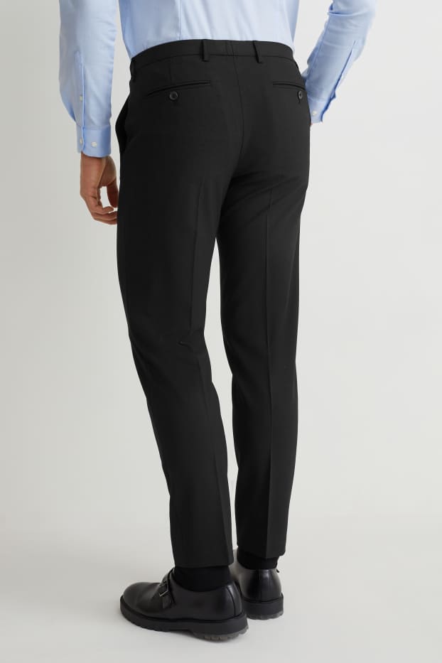 Uomo - Pantaloni coordinabili - body fit - Flex - LYCRA® - Mix & Match - blu scuro