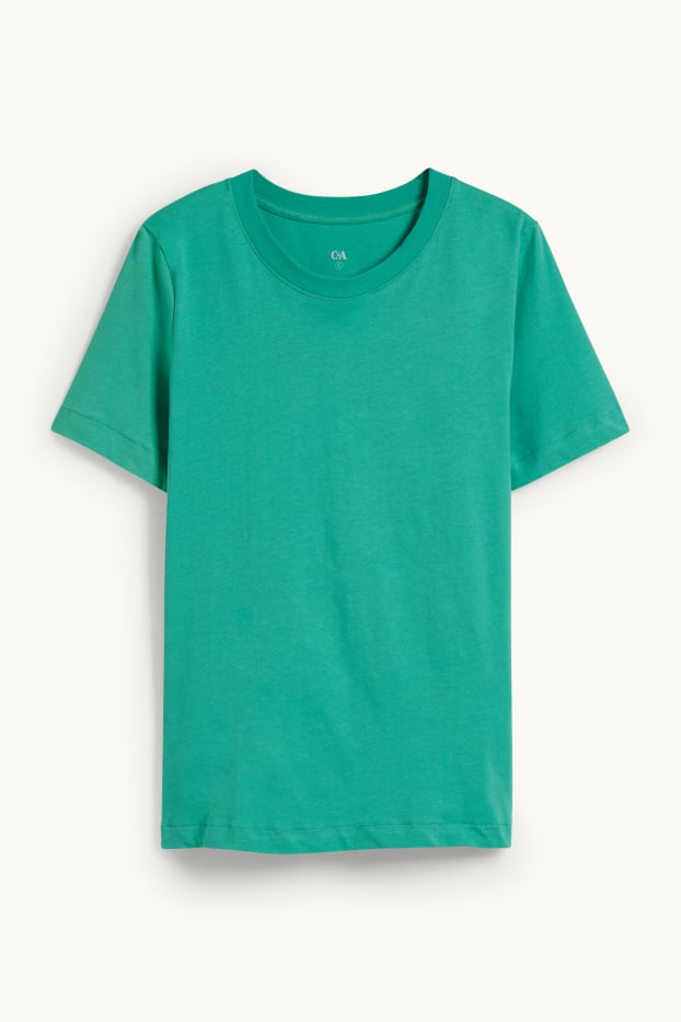 Dames - Basic T-shirt - groen
