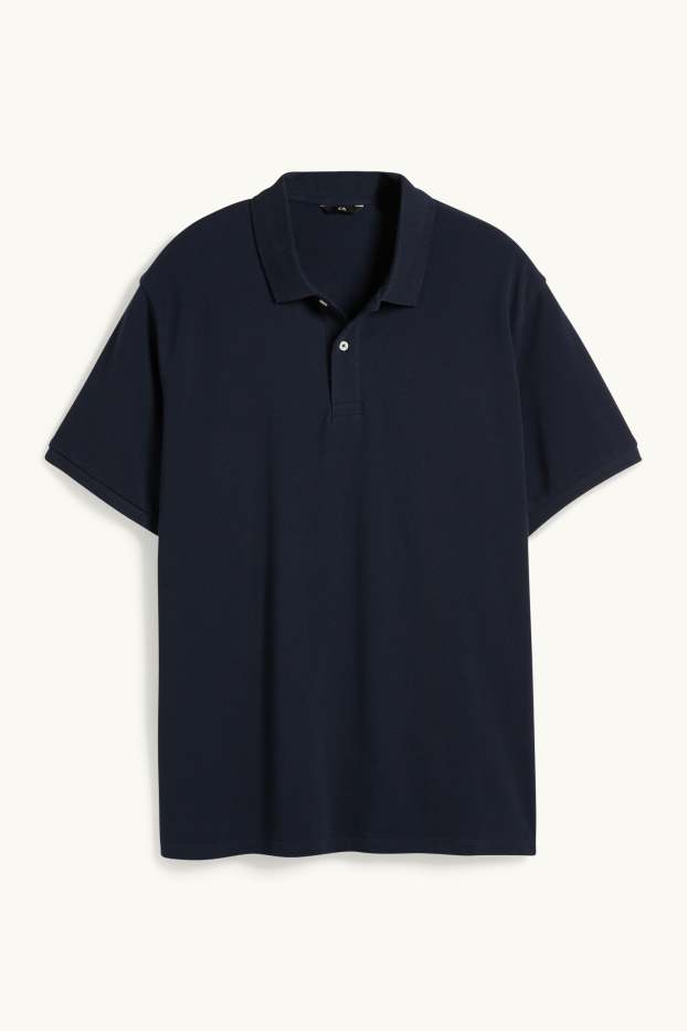 Hommes - Polo - bleu foncé