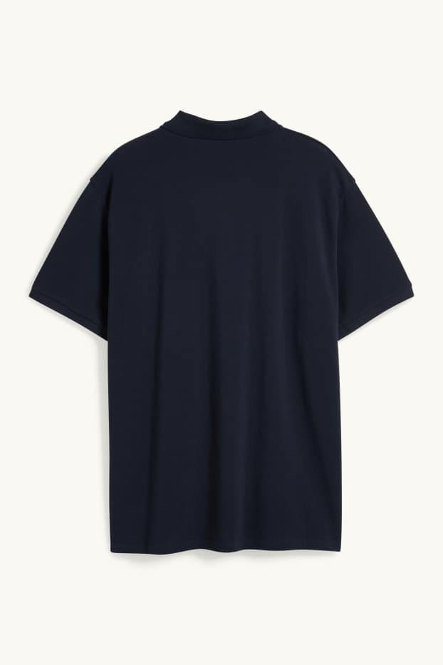 Hommes - Polo - bleu foncé