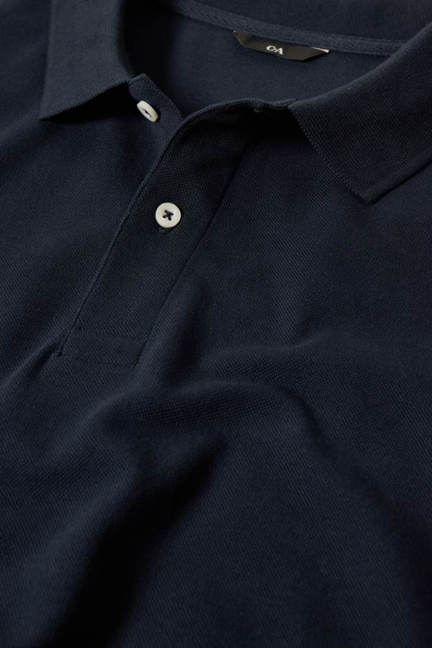 Hommes - Polo - bleu foncé