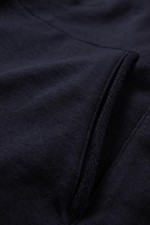 Damen - Sweatjacke mit Kapuze - dunkelblau