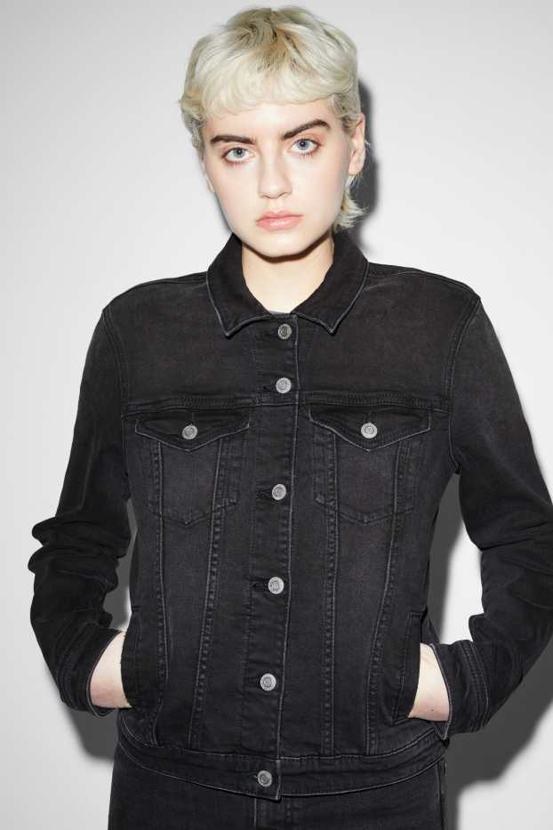 Women - CLOCKHOUSE - denim jacket - black