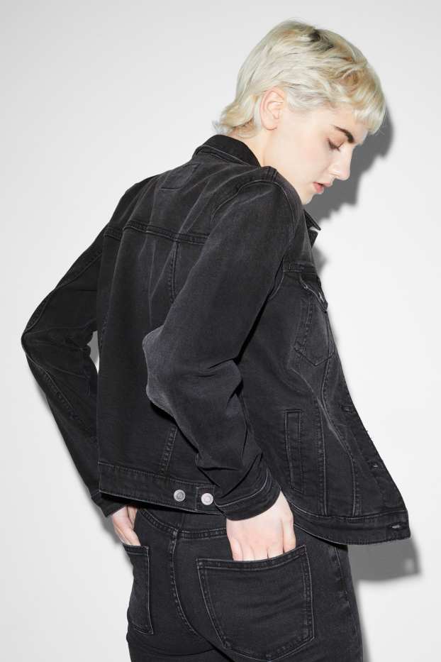 Women - CLOCKHOUSE - denim jacket - black