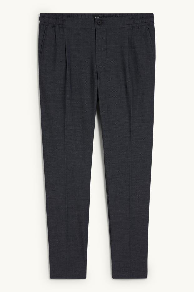 Heren - Chino - tapered fit - Flex - donkerblauw