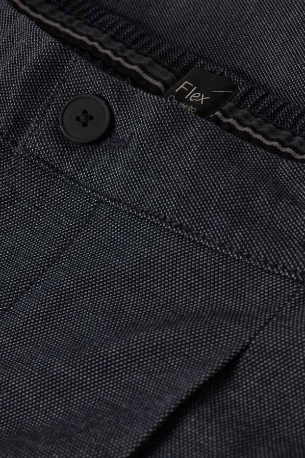 Heren - Chino - tapered fit - Flex - donkerblauw