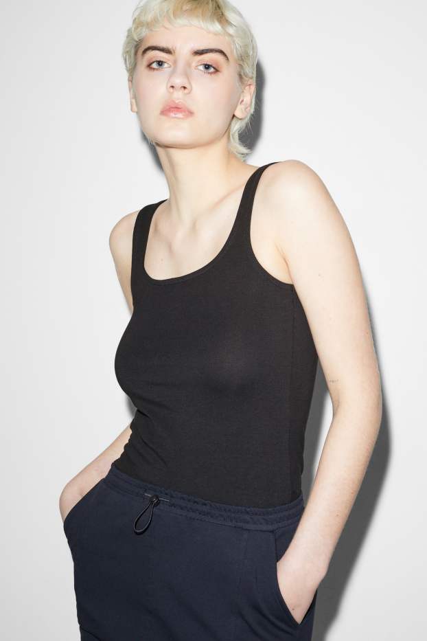 Dames - CLOCKHOUSE - Recover™ - top - zwart