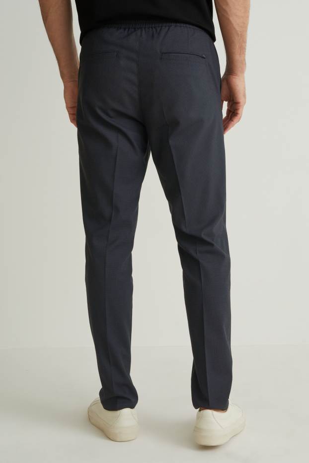 Men - Chinos - tapered fit - Flex - anthracite