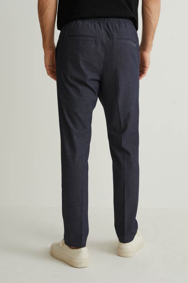 Heren - Chino - tapered fit - Flex - donkerblauw