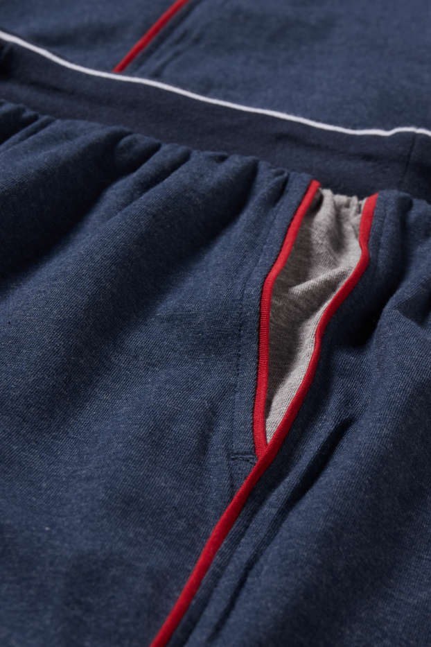 Bărbați - Pantaloni de pijama - albastru închis