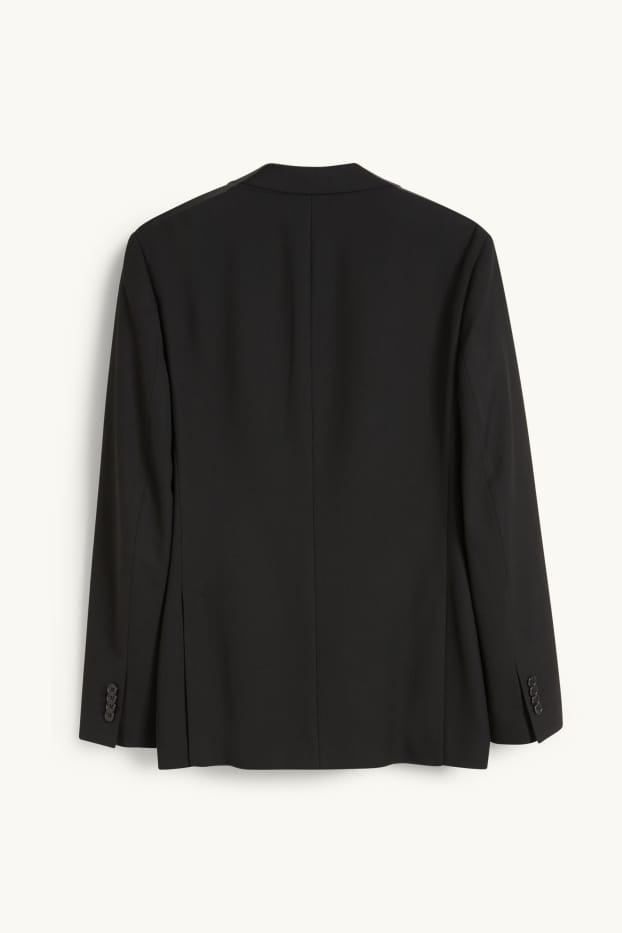 Hommes - Veste de costume - regular fit - Flex - LYCRA® - noir
