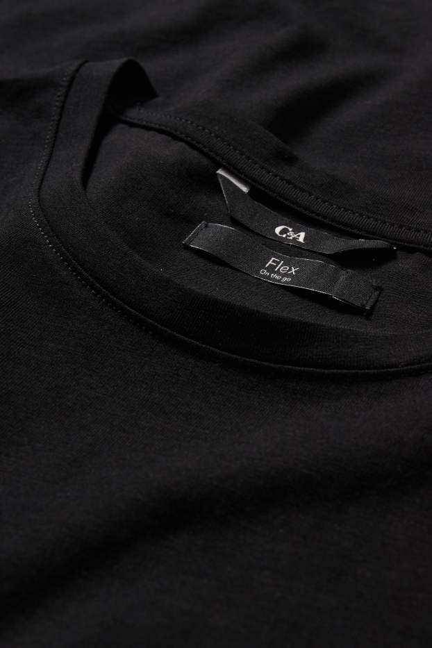 Uomo - T-shirt - Flex - nero
