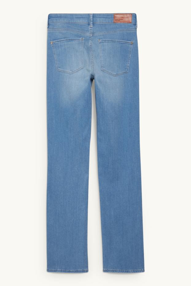 Dona - Straight jeans - mid waist - texà blau clar