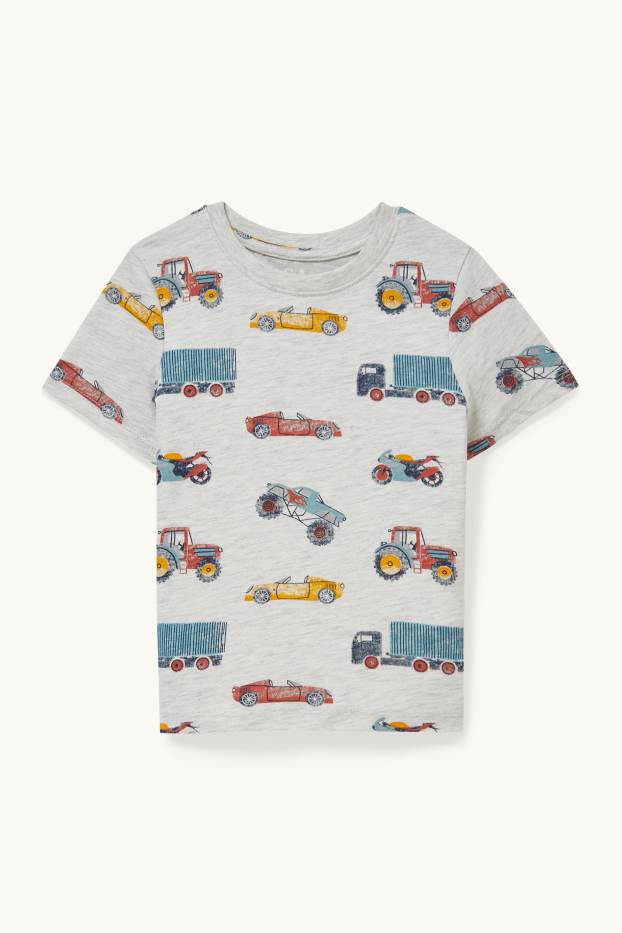 Kinder Jungen - Set - Kurzarmshirt und Shorts - 2 teilig - dunkelblau