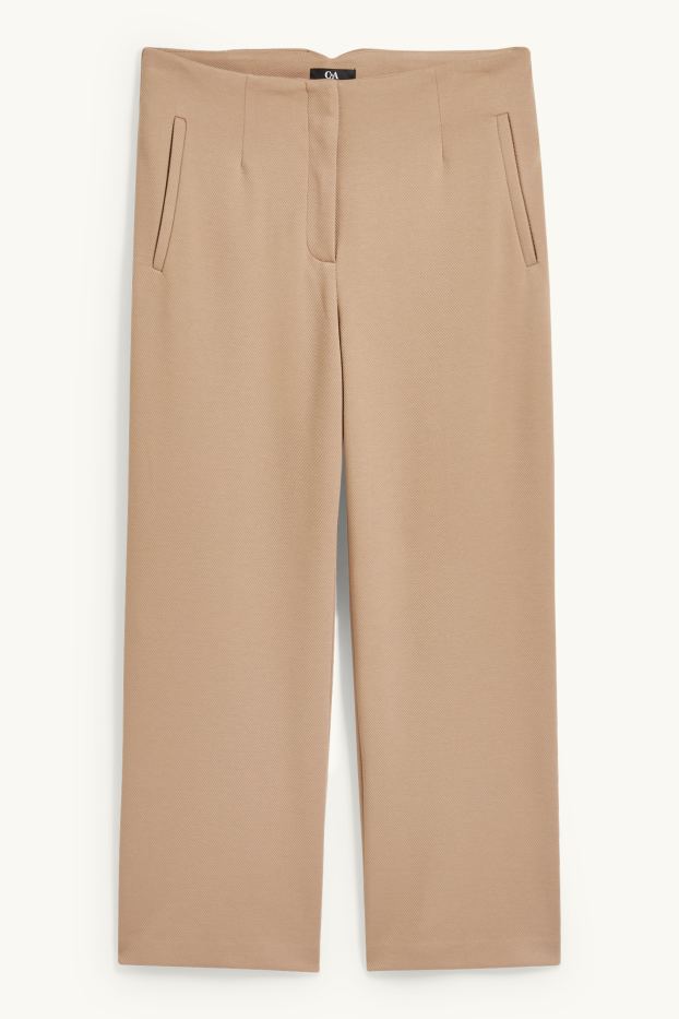 Dames - Culotte - high waist - beige