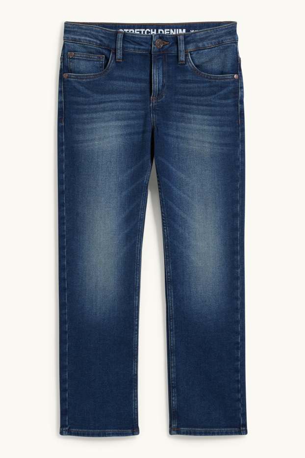 Kinder Jungen - Straight Jeans - dunkeljeansblau