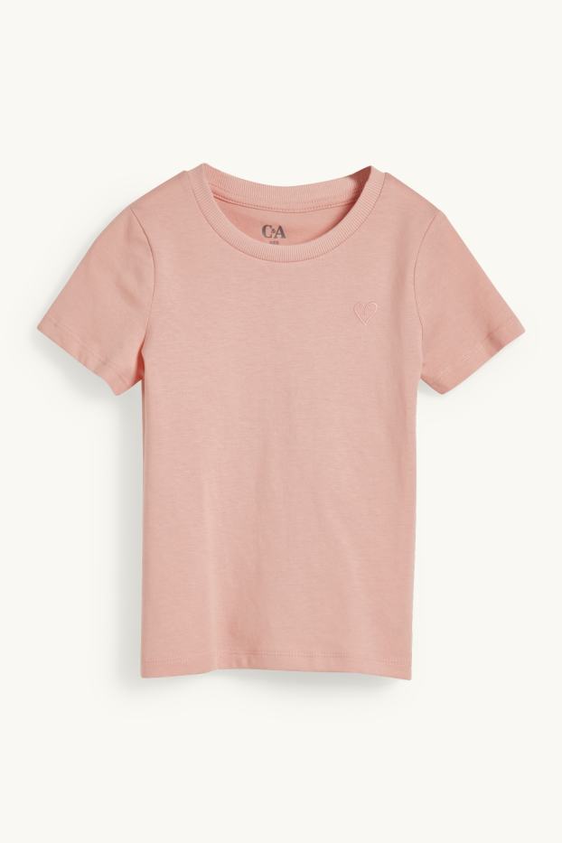 Kinderen: meisjes - T-shirt - roze