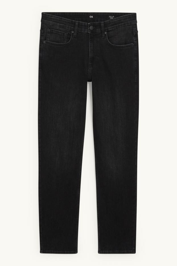 Herren - Straight Jeans - LYCRA® - schwarz