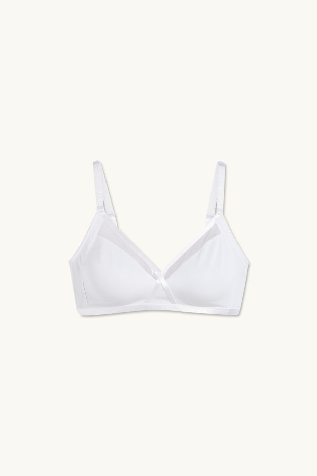 Women - Non-wired bra - non-padded - white