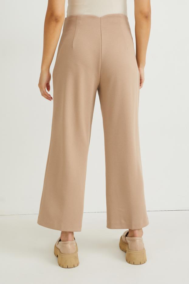Dames - Culotte - high waist - beige