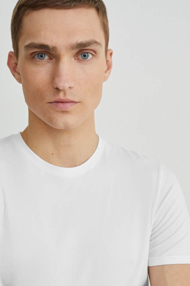 Uomo - T-shirt - Flex - bianco