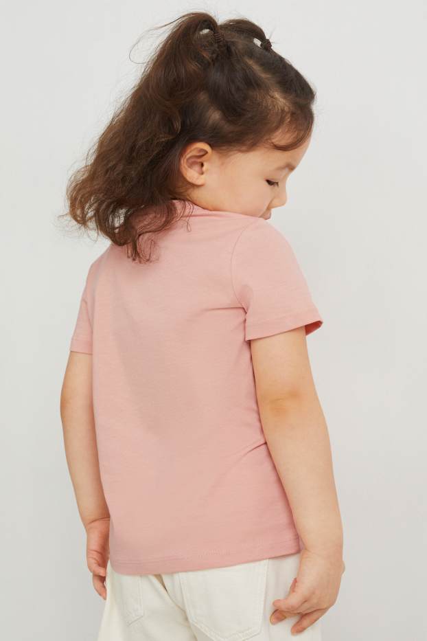 Kinderen: meisjes - T-shirt - roze