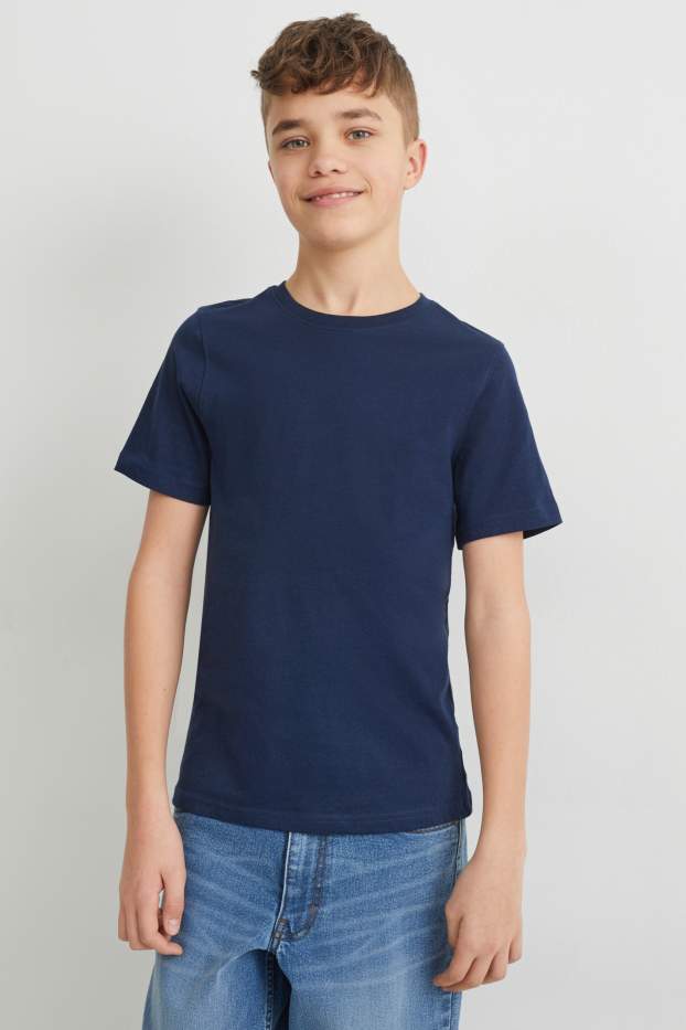Children Boys - Short sleeve T-shirt - genderneutral - dark blue