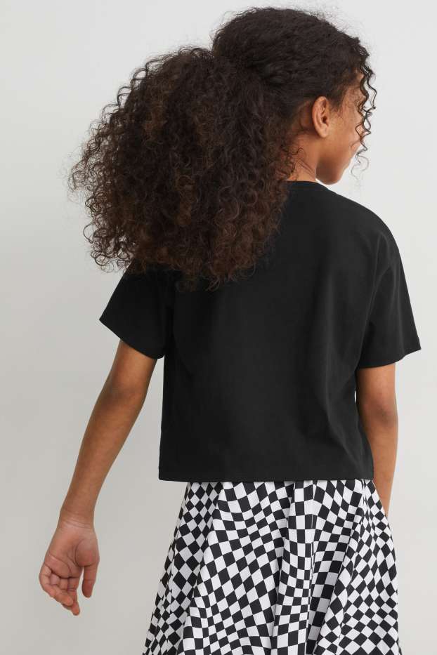 Kinderen: meisjes - T-shirt - zwart