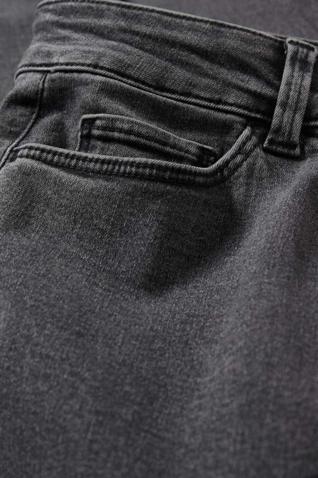 Women - Jegging jeans - high waist - denim-dark gray
