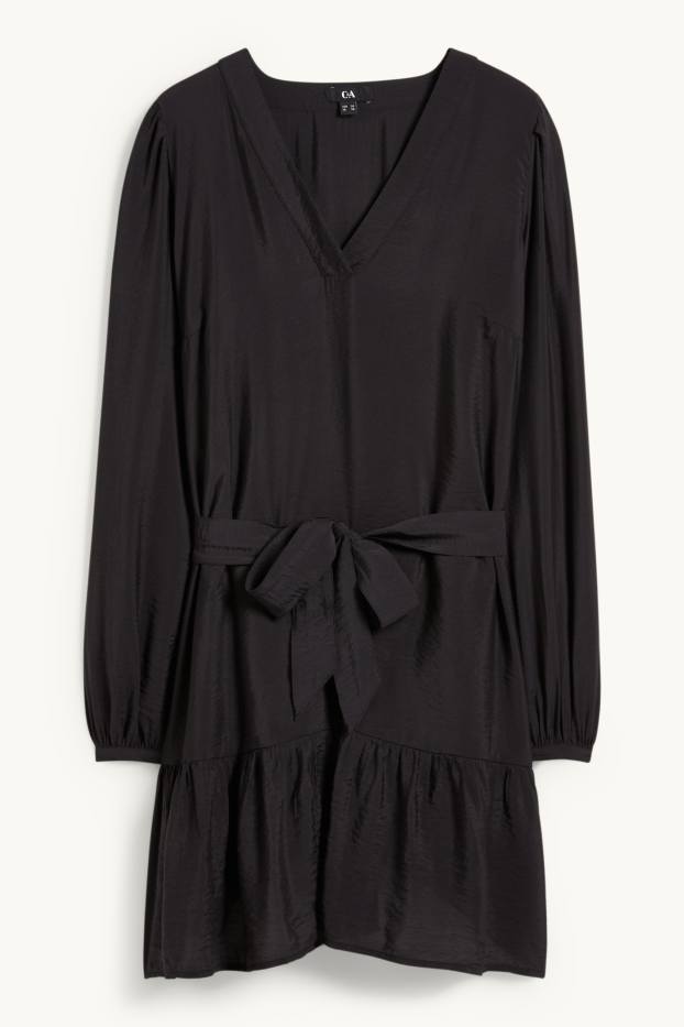 Women - A-line dress - black